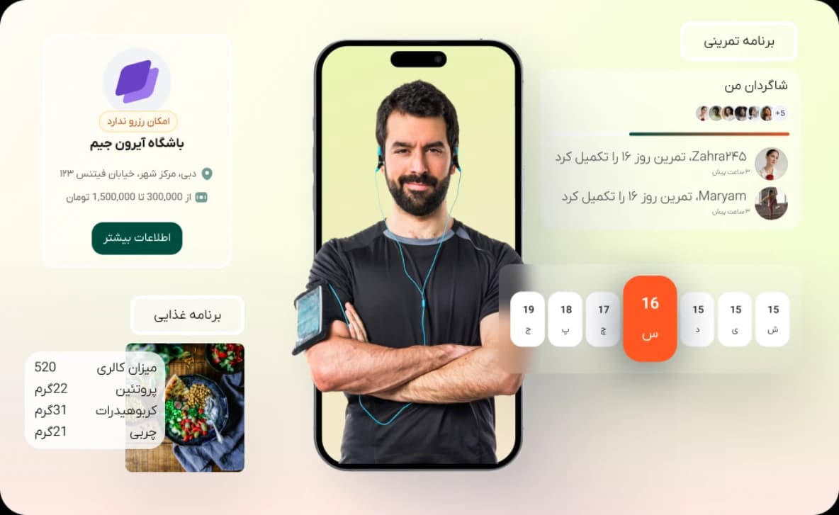 نمایی از پروفایل مربیان الوپلی
