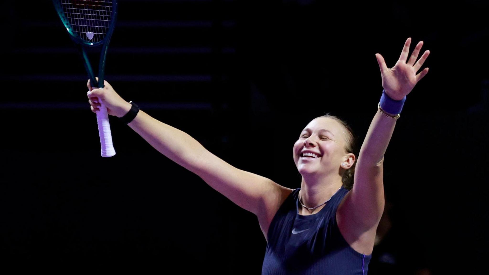 صعود آماندا آنیسیماوا و النا ریباکینا به نیمه‌نهایی WTA Finals ریاض