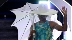 استایل شگفت‌انگیز الهام‌گرفته از عروس دریایی نائومی اوزاکا در استرالیا اوپن