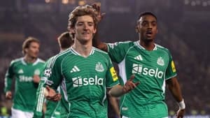 آنتونی گوردون با رکوردشکنی در لیگ قهرمانان اروپا، به اسطوره نیوکاسل نزدیک شد