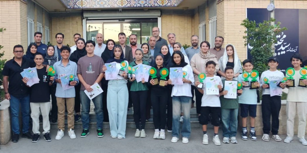 تقدیر از قهرمانان مسابقات تنیس رده‌های سنی سمنان جام خلیج فارس