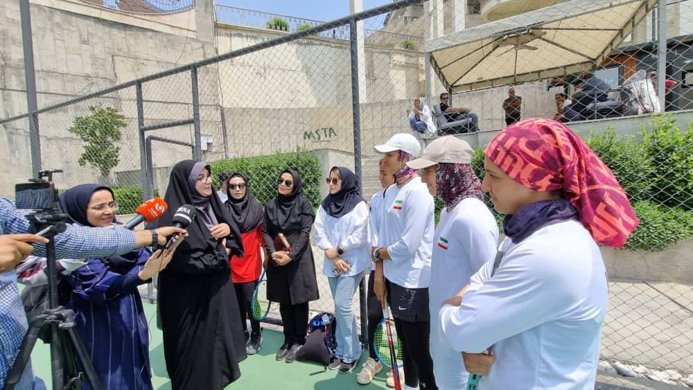 پشتیبانی وزارت ورزش از برگزاری تورجهانی تنیس دختران در ایران