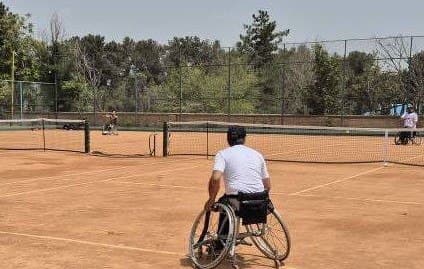 پایان دهمین دوره مسابقات تنیس با ویلچر قهرمانی کشور در مشهد