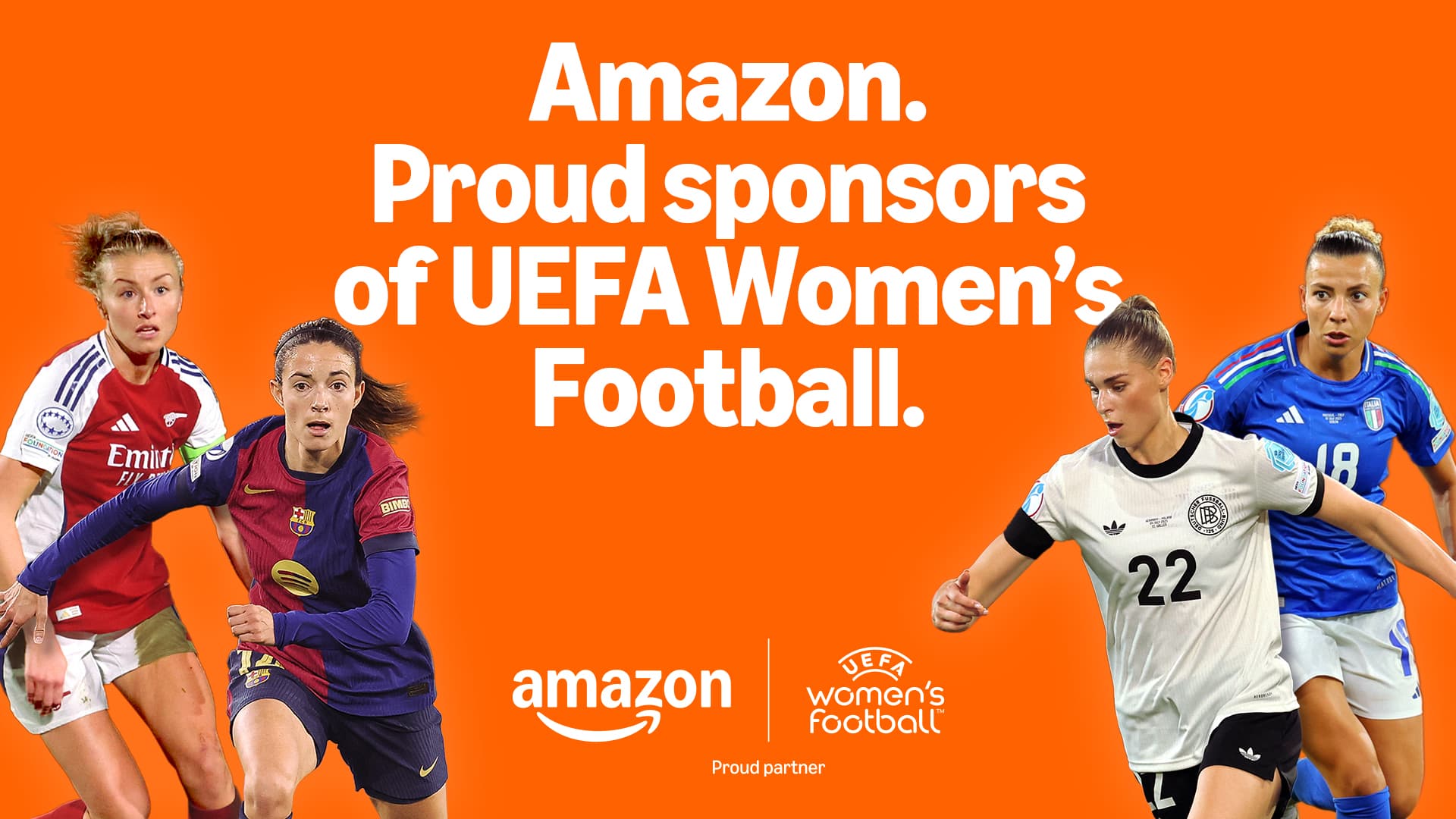 تمدید همکاری آمازون با فوتبال زنان یوفا تا سال ۲۰۳۰