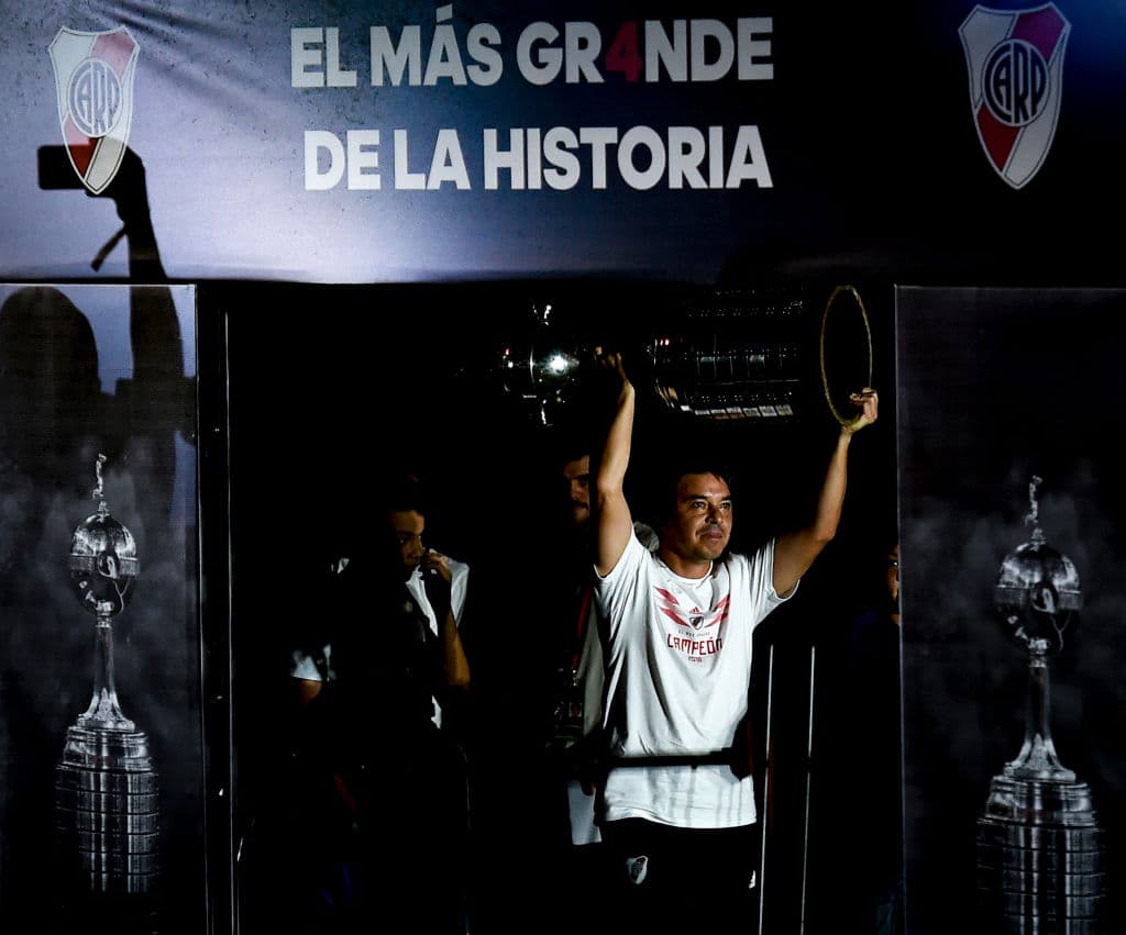 ۱۰ سال از اولین قهرمانی گایاردو در کوپا لیبرتادورس با ریورپلیت