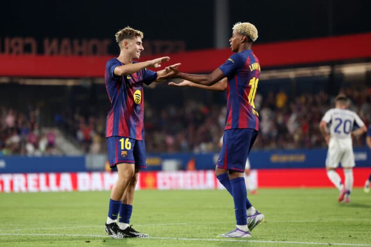 درخشش یامال و لوپز در پیروزی پرگل بارسلونا مقابل کومو