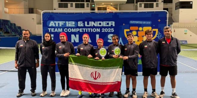 درخشش دختران تنیس ایران در رقابت‌های کمتر از ۱۲ سال قهرمانی آسیا