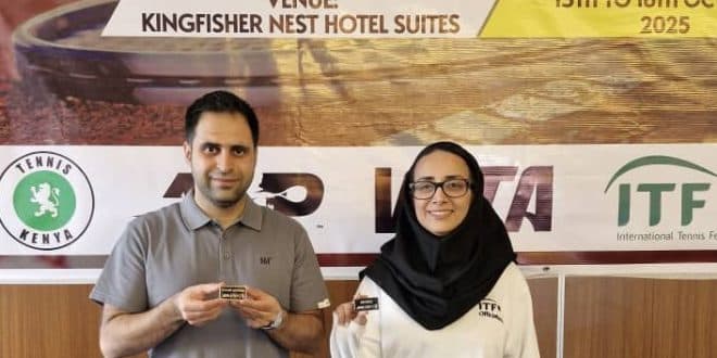 درخشش داوران ایرانی در کلاس بین‌المللی داوری تنیس به میزبانی کنیا