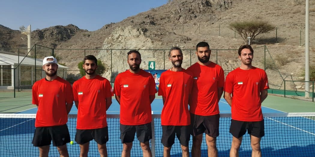 شکست تیم ملی تنیس ایران مقابل قطر در نیمه‌نهایی مسابقات فجیره امارات