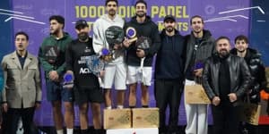 پایان مسابقات ۱۰۰۰ امتیازی پدل آقایان در مشهد با معرفی برترینها