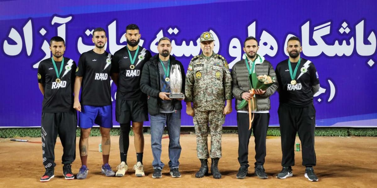 قهرمانی رعد پدافند هوایی در جام حذفی تنیس خلیج فارس