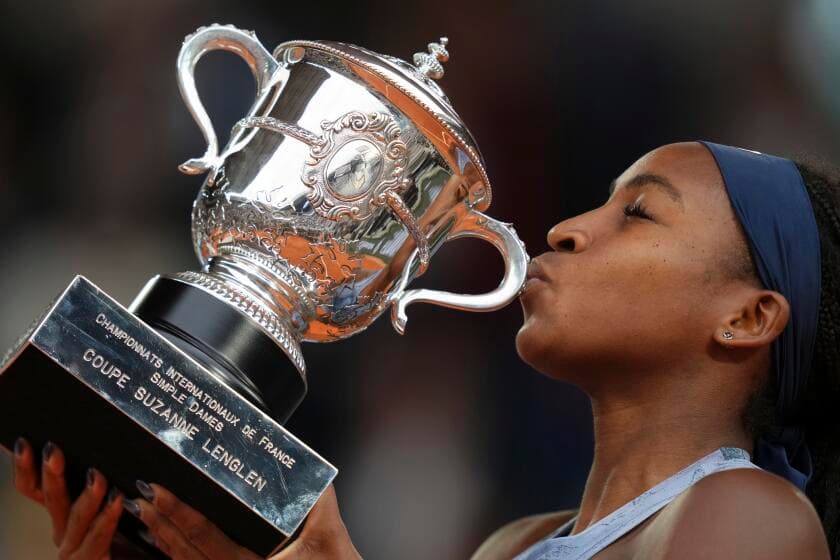 کوکو گاف برای اولین بار قهرمان اوپن فرانسه شد