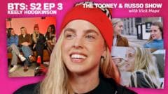 حضور کیلی هاجکینسون در برنامه Tooney & Russo Show