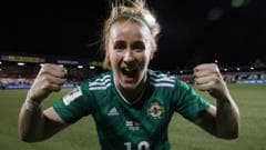 ریکورددار گلزنی تیم ملی زنان ایرلند شمالی بازنشسته شد