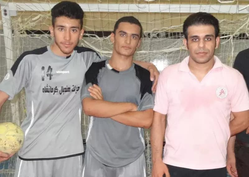 تشییع پیکر شهید صابر اکبری؛ هندبالیست بااستعداد کنگاوری