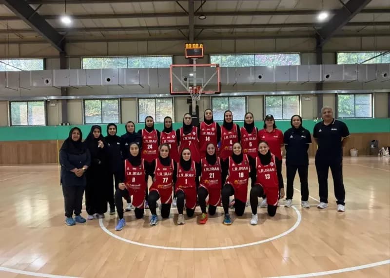 برد دختران بسکتبال ایران پیش از آغاز کاپ آسیا