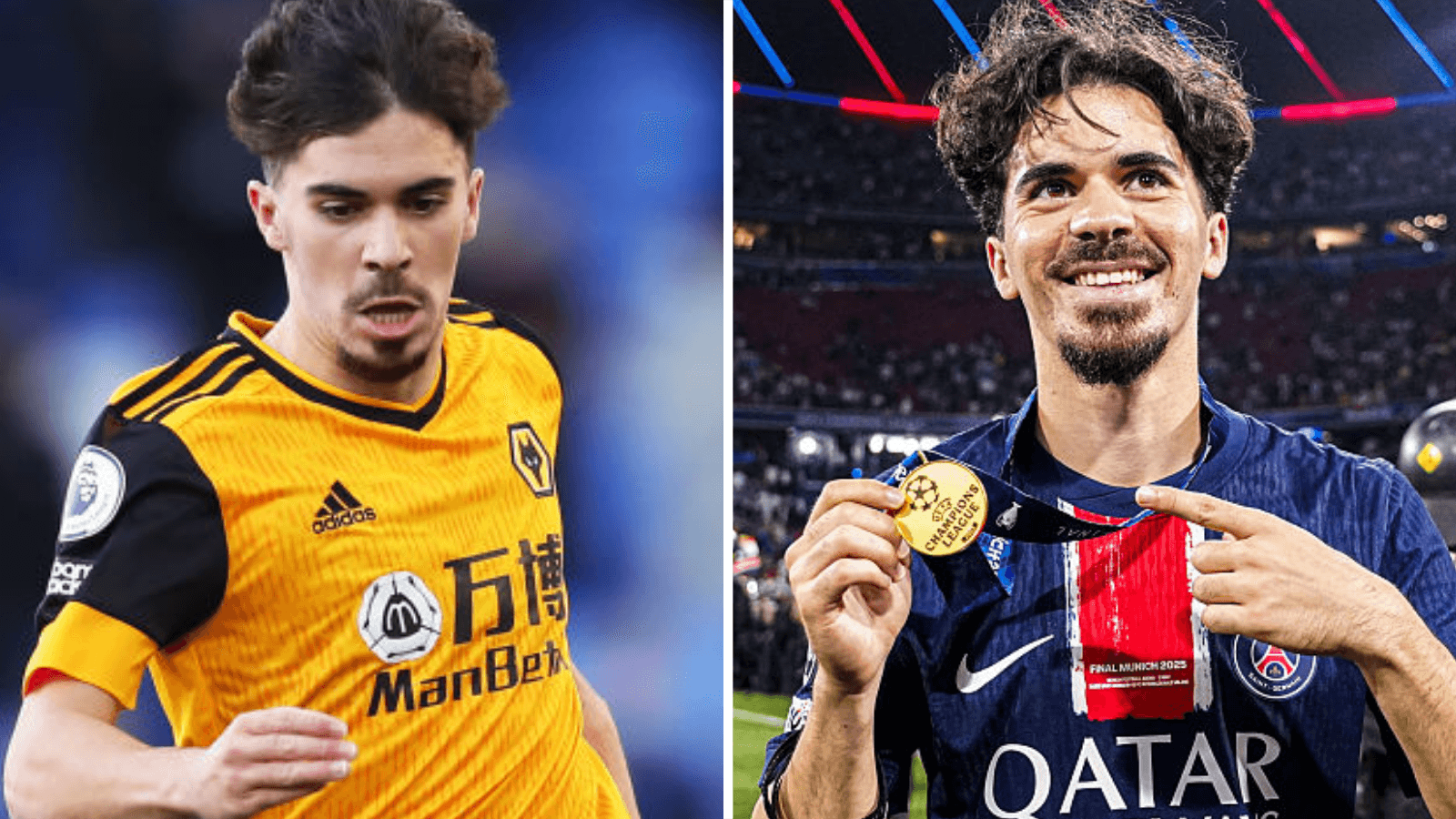 از ناکامی در ولورهمپتون تا کسب جایگاه در توپ طلا؛ صعود چشمگیر ویتینیا